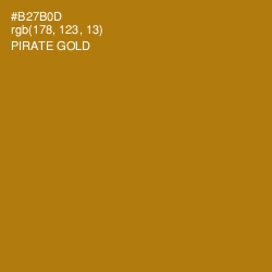 #B27B0D - Pirate Gold Color Image
